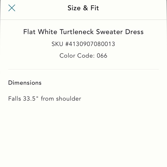 NWT new small Anthropologie flat white turtleneck sweater dress tunic pink - Picture 12 of 17